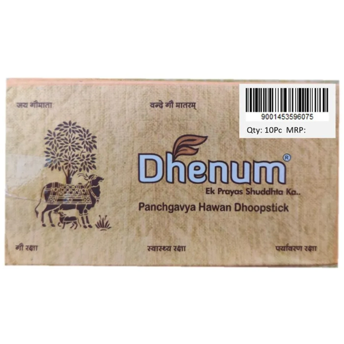 Dhenum Handmade Dhoop Stick, 10 pcs
