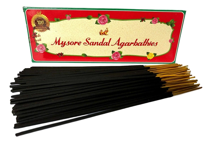 Mysore Sandal's Agarbatti (8 cm, 125 g, Black)