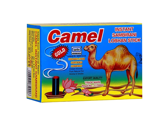 Camel Instant Sambrani Loban Stick - 18 Pieces (Pack of 10)