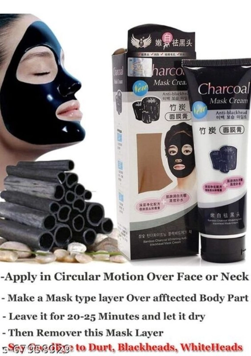 Charcoal Face Mask For Face (Blackheads -Whiteheads Remover)