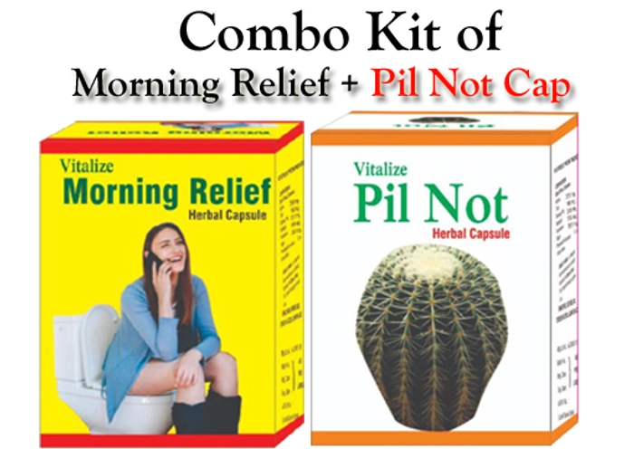 Combo Kit- Morning Relief Cap + Pil Not Cap