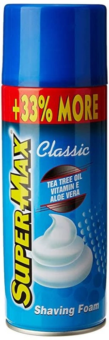 Super Max Classic Shaving Foam 400ml