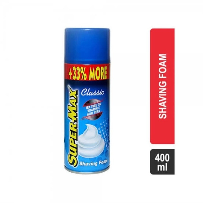 Super Max Classic Shaving Foam 400ml