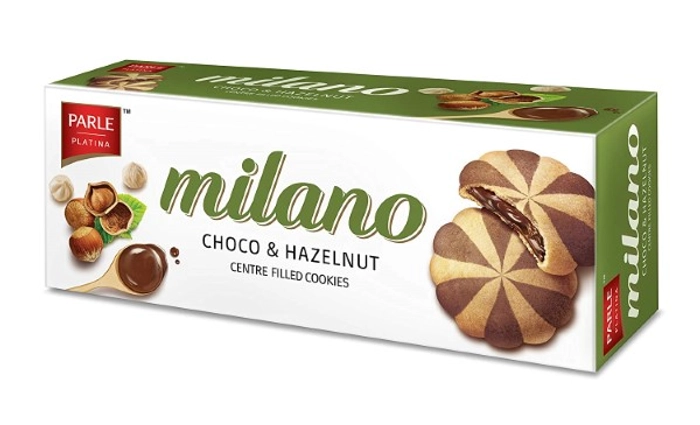 Parle Milano Chocolate Hazelnut Cookies
