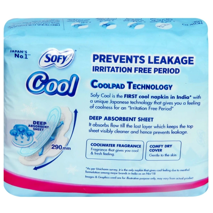 Sofy Cool Extra Long - 7 pads