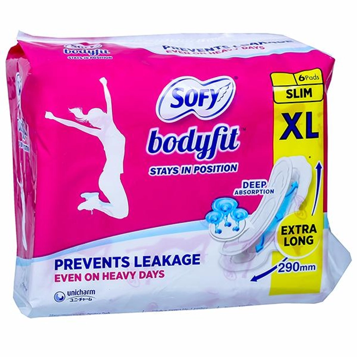 Sofy Bodyfit Slim Extra Long - 6 Pads