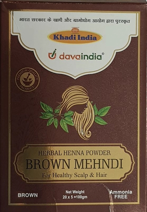 VAGAD'S KHADI HERBAL GRAMODAYA Pure Natural Brown Mehndi for Hair with  Goodness of Neem for Longlasting Natural Hair Colour, 100g each (Pack of 3)  - Price History