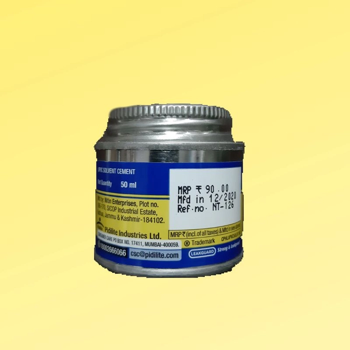 SOLVENT UPVC BLUE 50ML (TIN)
