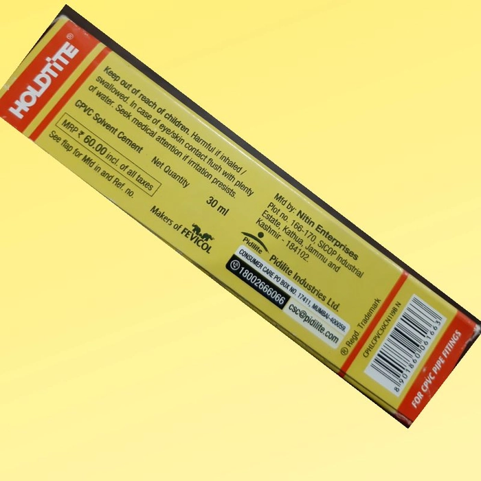 SOLVENT CPVC 30ML (TUBE)