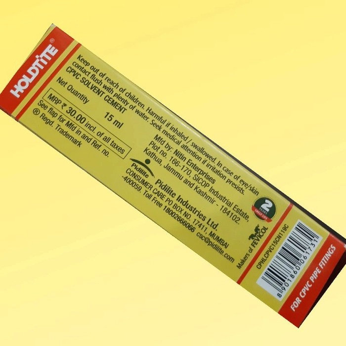 SOLVENT CPVC 15ML (TUBE)