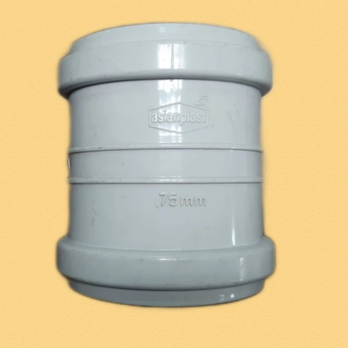 SWR PVC SOCKET 75MM A (COUPLER) WITH RING