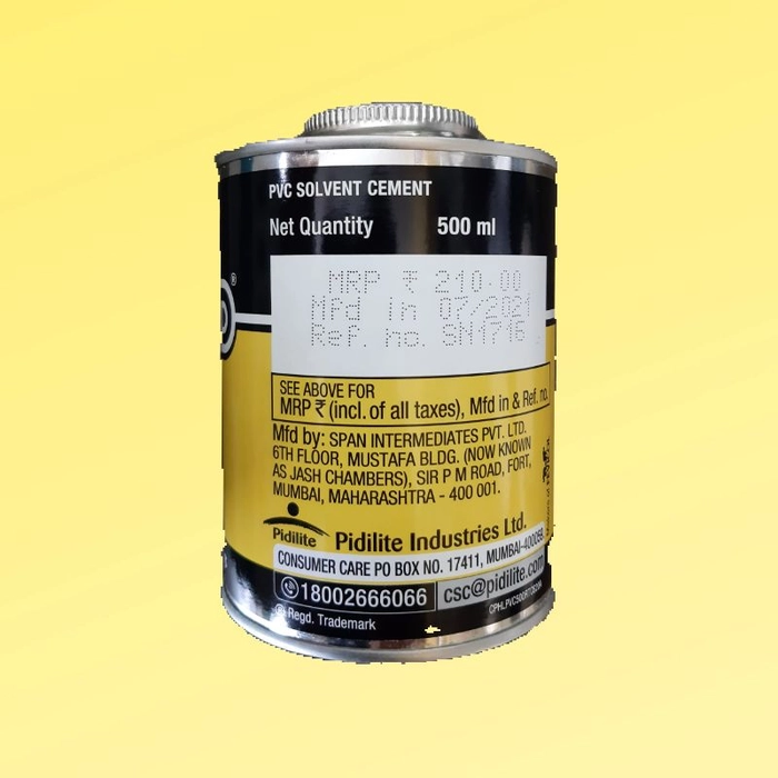SOLVENT PVC 500ML (TIN)