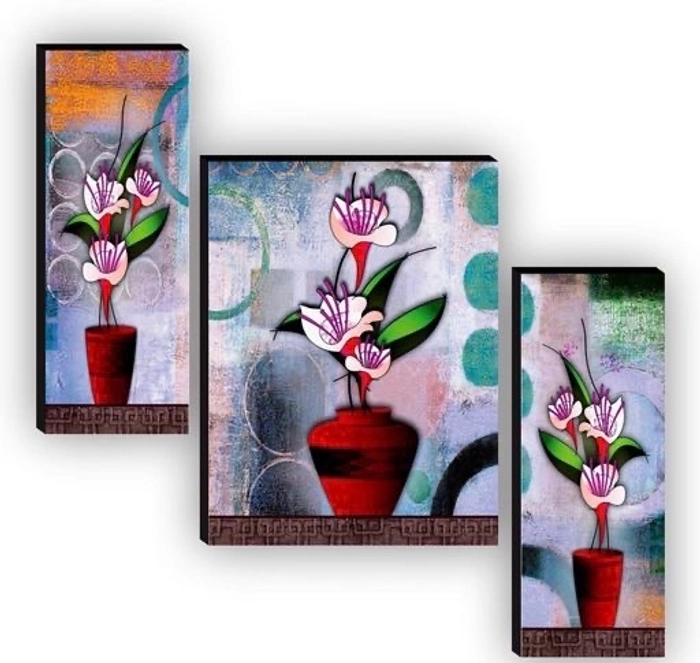 Flower with Pot Painting