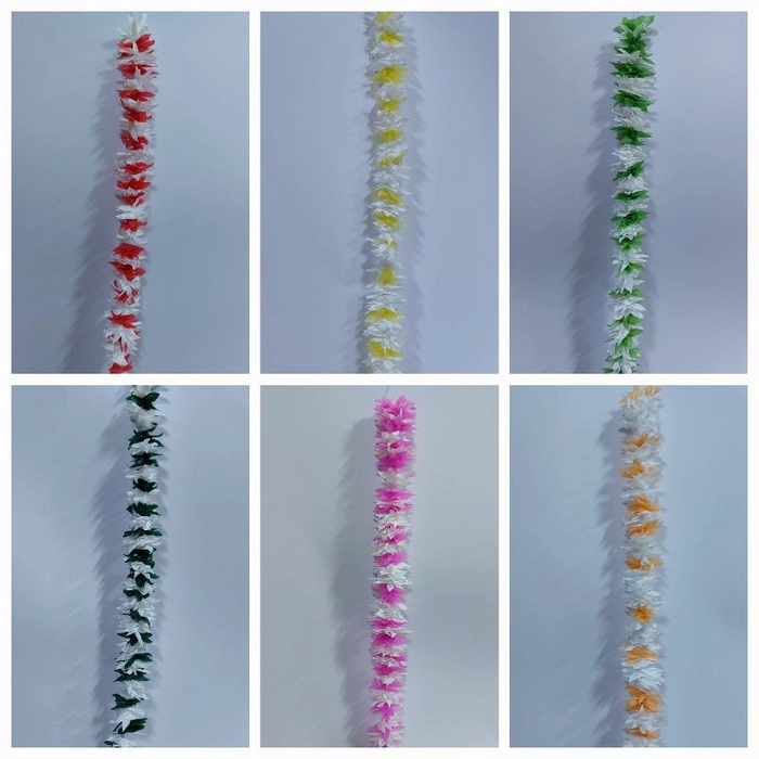 Plastic Gajra Double Colour