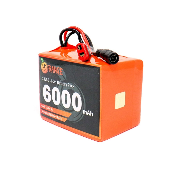 Orange 18650 Li-ion 14.8V (choose capacity)