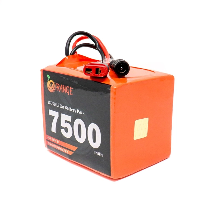 Orange 18650 Li-ion 14.8V (choose capacity)