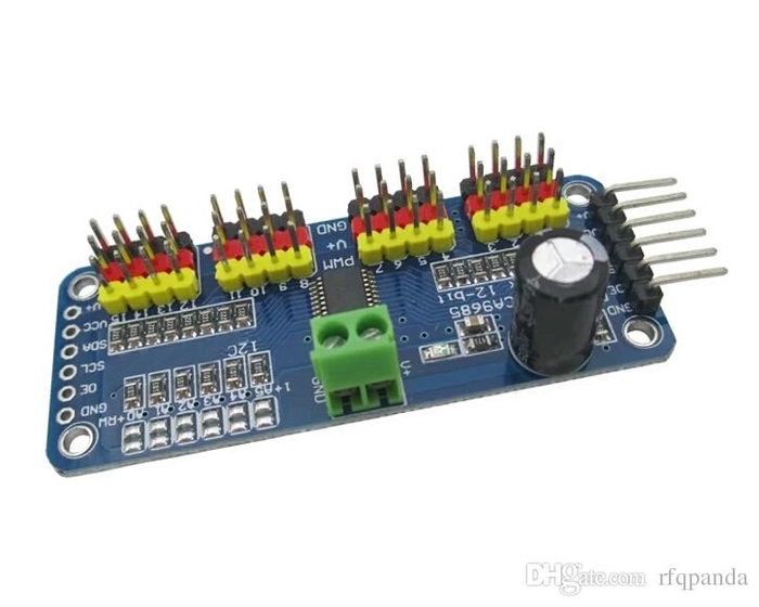 16-Channel 12-bit PWM/Servo Driver I2C interface PCA9685 for Arduino Raspberry Pi