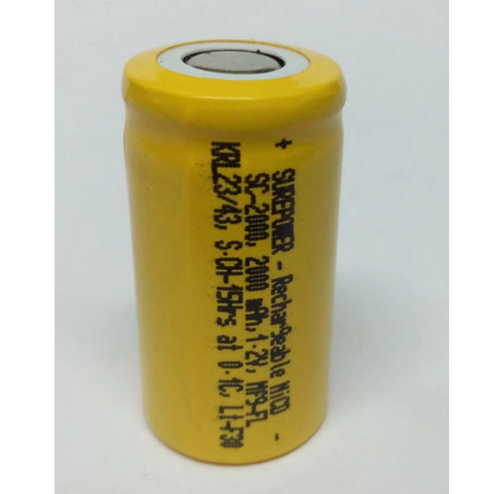 SC 1.2V 2000mAH Ni-CD Battery