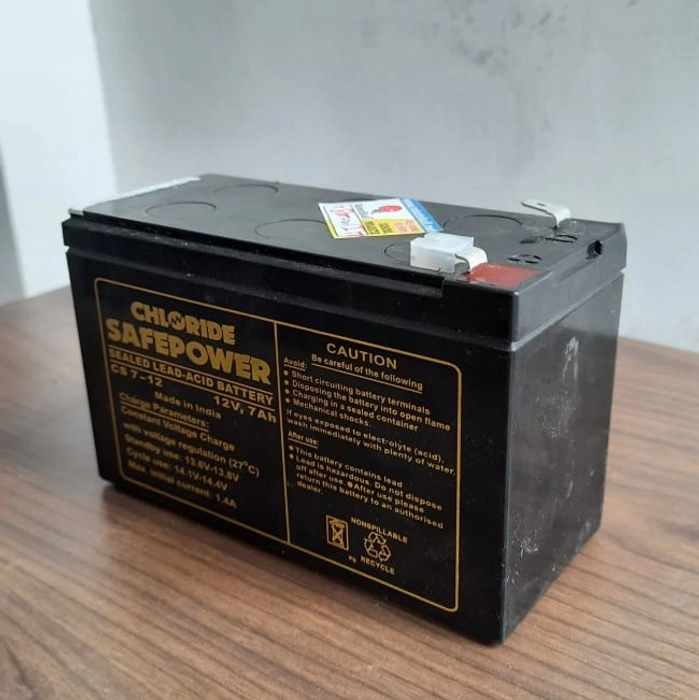 12V 7Ah SLA Battery (Rechargeable)