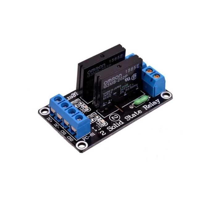 5V SSR Solid State Relay Module 240V 2A Output with Resistive Fuse (2,4,8) Channel