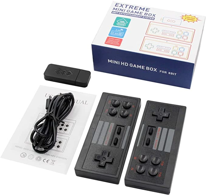 Extreme Mini Game Box - Newest Video Game Player for kids (620 Games) 1 GB with Contra Limited Edition