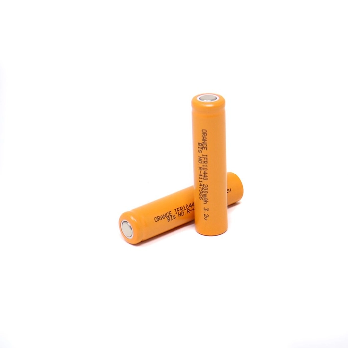 Orange IFR10440 200mAh LiFePO4 Battery