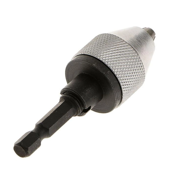 1 OR 4 INCH KEYLESS DRILL BIT CHUCK HEX SHANK ADAPTER CONVERTER QUICK CHANGE