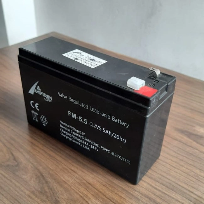 Amptron 12V 5.5Ah VRLA Battery