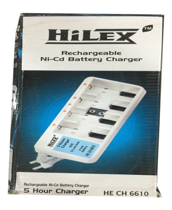 Hilex Rechargeable Ni-Cd Battery Charger,