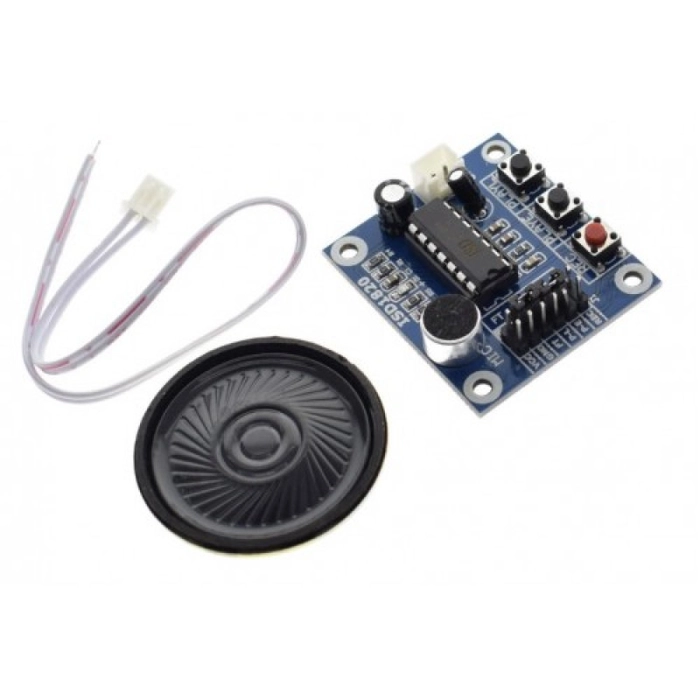 ISD1820 Voice Recorder & Playback Module onboard Microphone Speaker