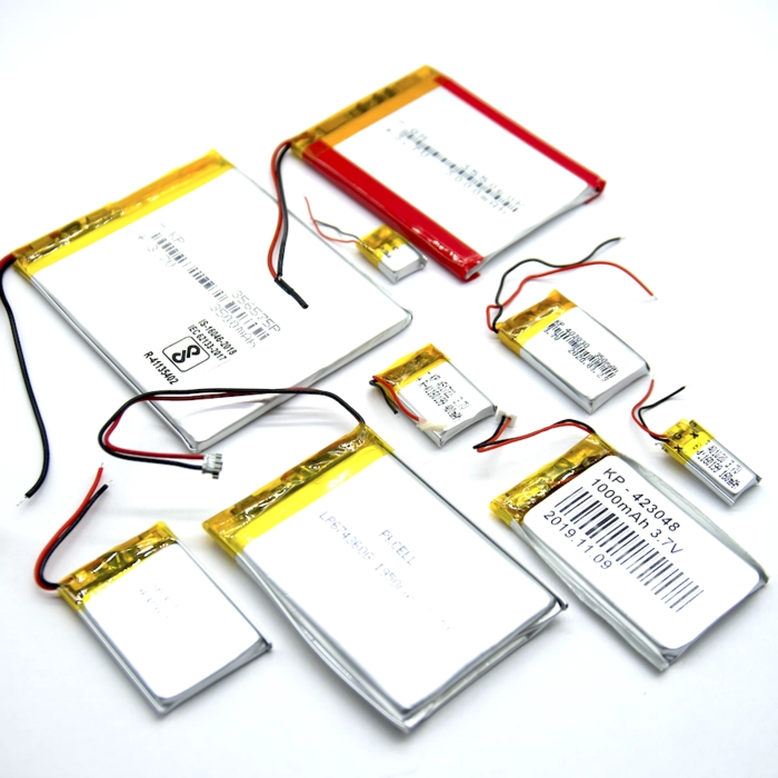 Lithium Polymer LiPo Battery (3.7V, Single-Cell) (160,250,350,400,500,1000,1950,3000,3500)mAh