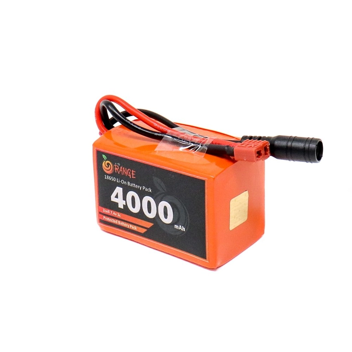 Orange 18650 Li-ion 7.4V (choose capacity)