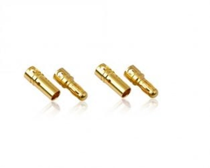 Polymax 5.5mm Gold Connectors Male-Female Pair-2 Pcs.