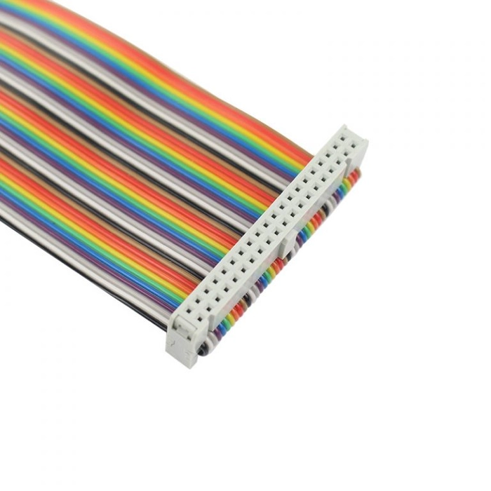 40 Pin Colorful Rainbow GPIO Female to Female Cable 20CM for Raspberry Pi