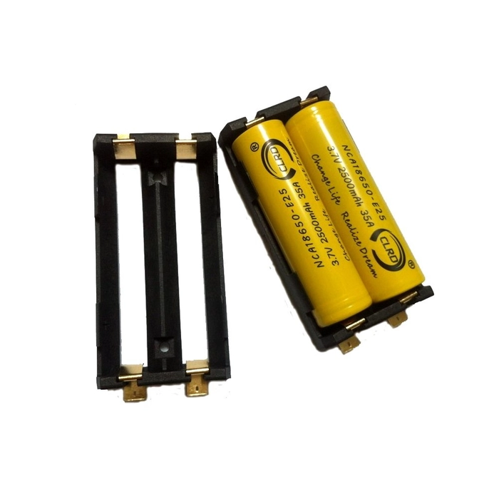 18650 Dual SMD/SMT High-Quality Single Battery Holder