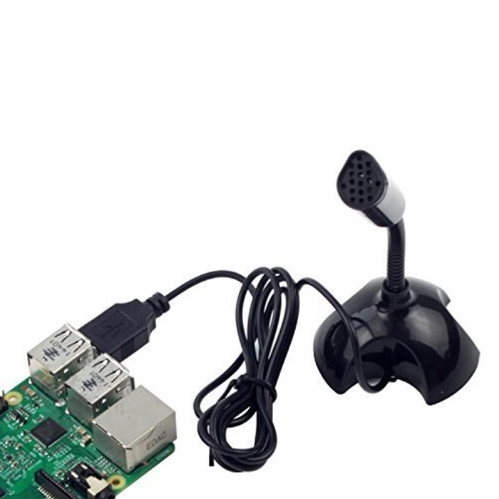 Raspberry Pi USB Plug and Play Desktop Microphone