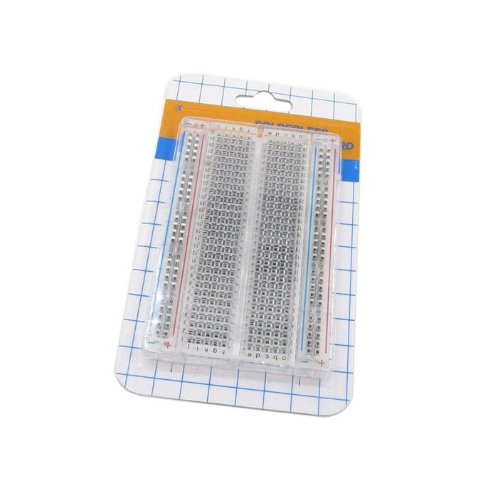 400 Points Solderless Breadboard (Transparent)