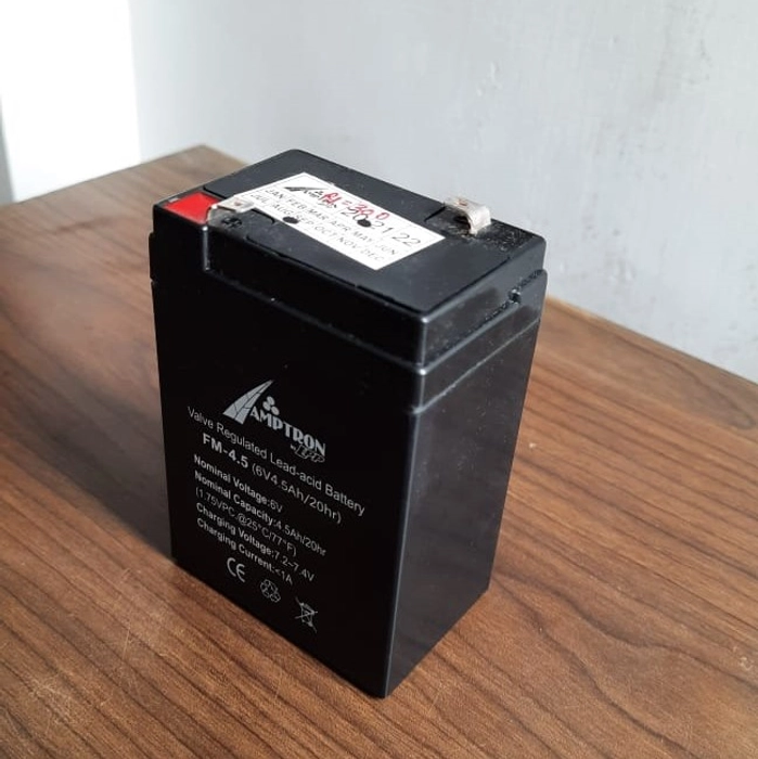 6V 4.5AH VRLA Battery