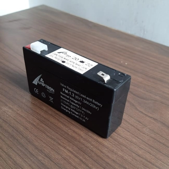 Amptron 6V 1.3Ah SMF Battery