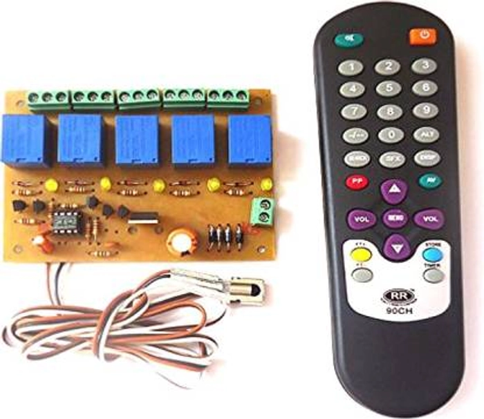 IR Remote Control 5 Channel Home Automation