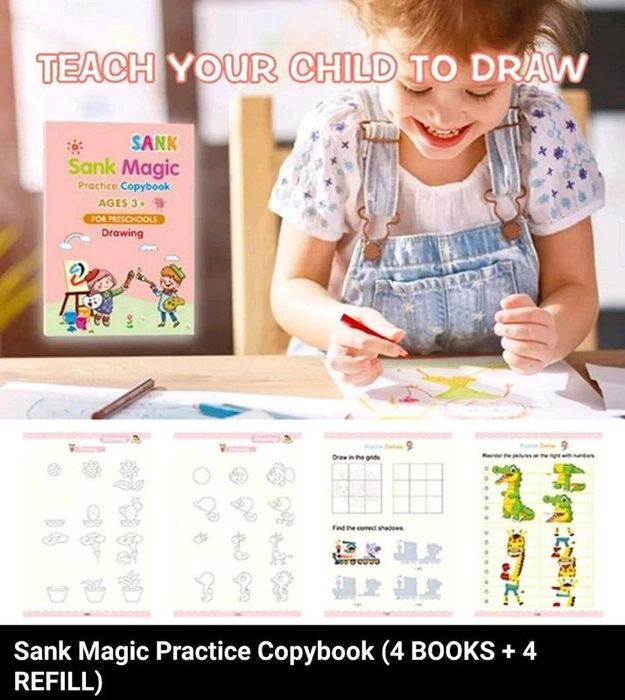 Sank Magic Practice Copybook 4books