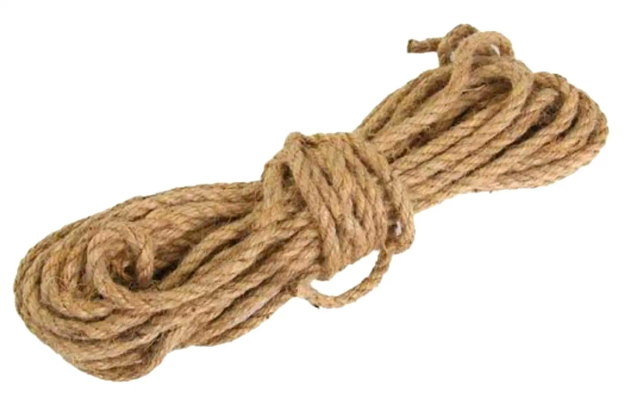 6mm Jute Twisted Cord for Craft Projects,, Natural Jute Rope 10 meter