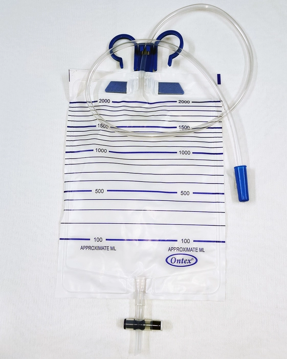 Dynarex Urine Leg Bag 600 ml - Urinary Drainage Bag by Dynarex —  Mountainside Medical Equipment