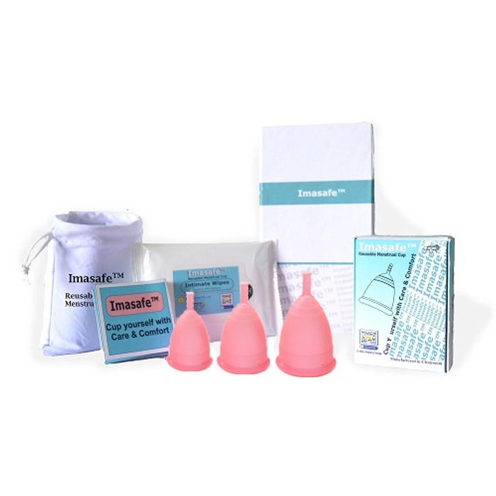 Imasafe™ Reusable Menstrual Cup (Pack of 3)