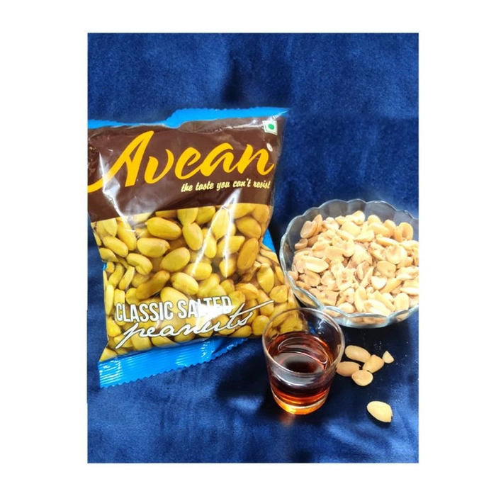 Avean Classic Slated Peanuts - Combo Of 4 (125 Gm x 4)