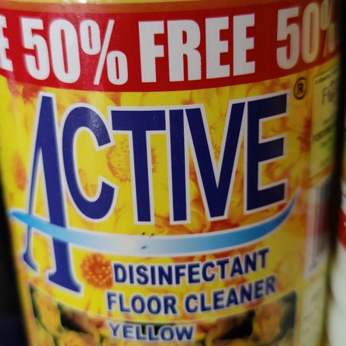 Active Disinfectant Floor Cleaner Yellow