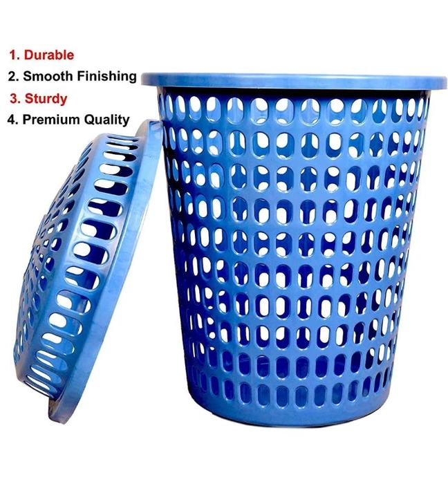 Super Strong Laundry Basket With Coverd Lid Best Quality