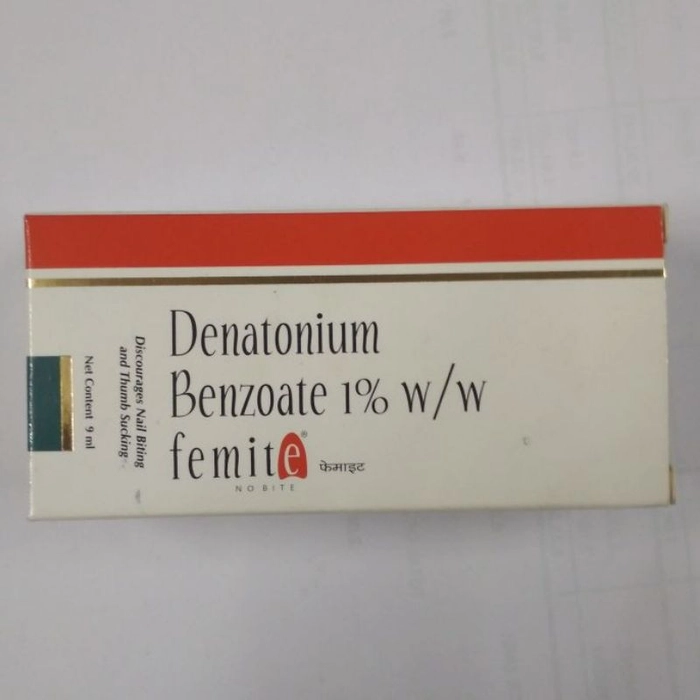 How to Use Femite Nobite , Dose , Side effects , Price , Denatonium  Benzoate solution 1% Use hindi - YouTube