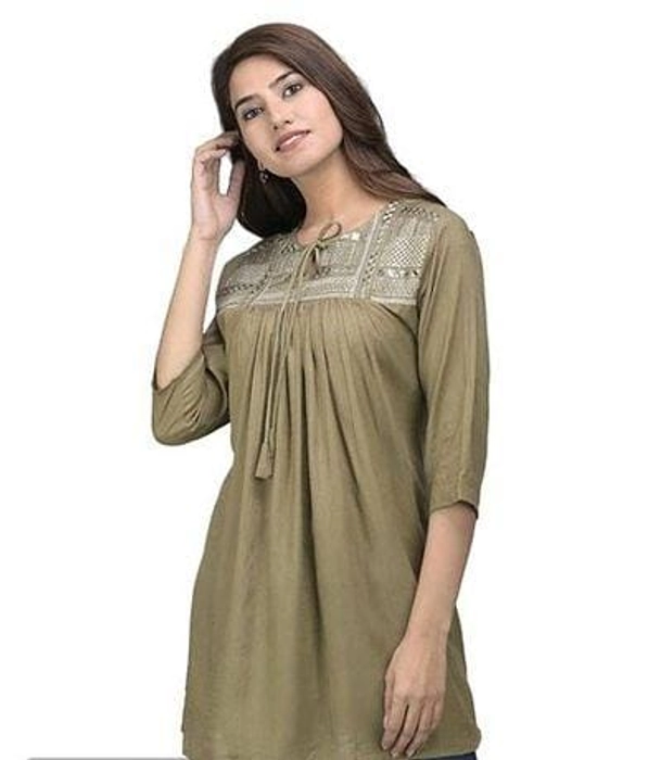 Rayon Women's Casual wear Top