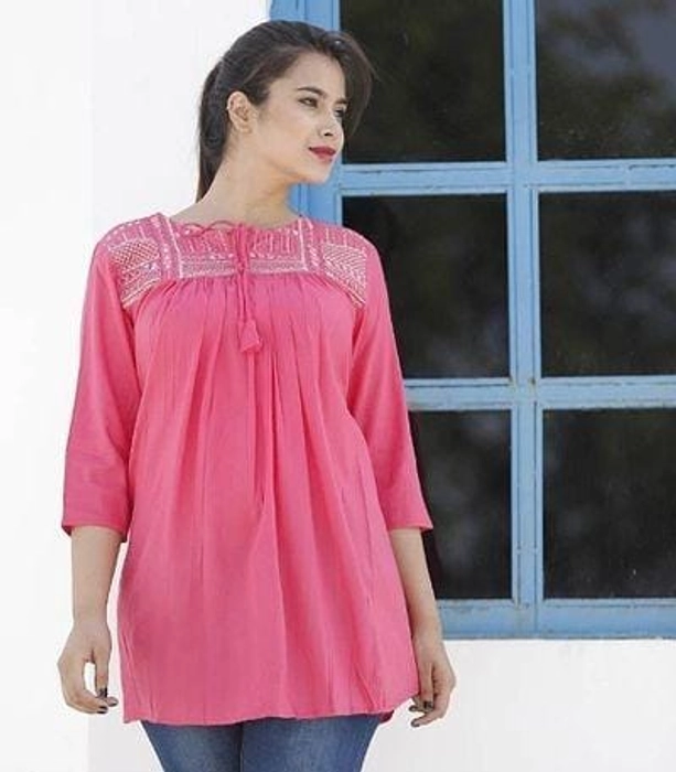 Rayon Women's Casual wear Top